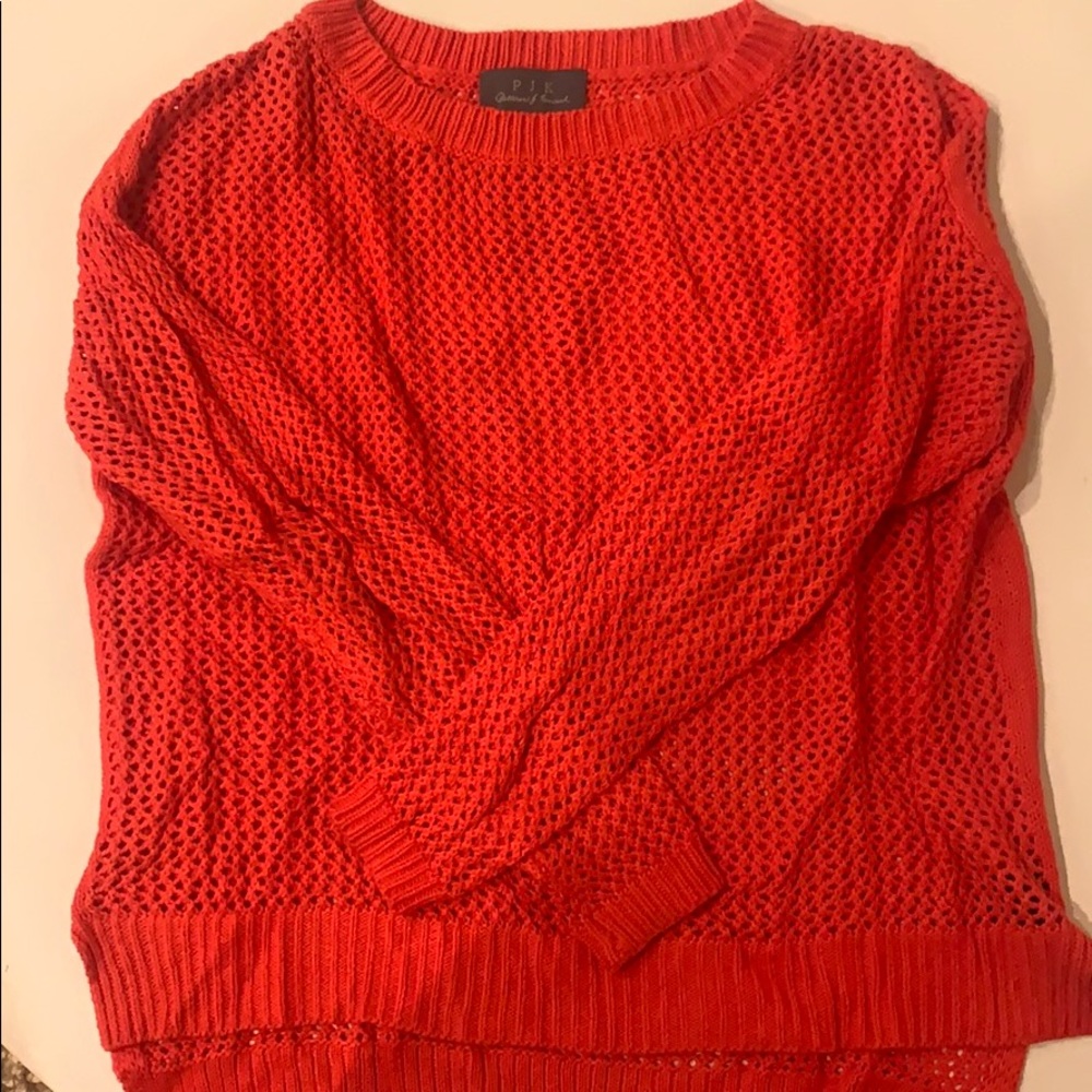 Red/orange sweater